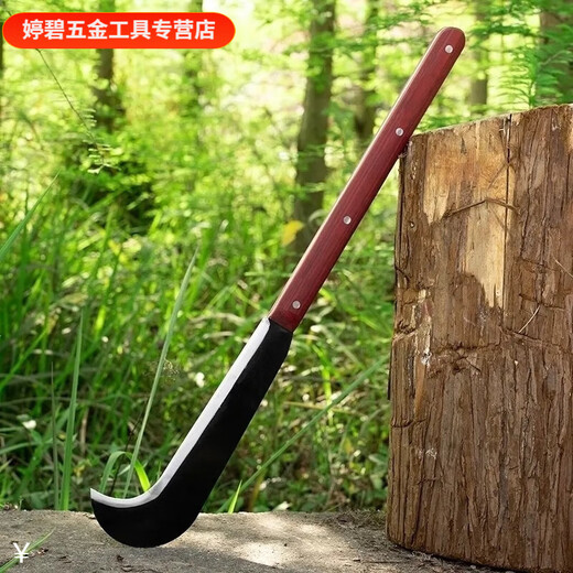 FANCYCHIC hatchet knife with extended handle manganese steel thickened opener hatchet knife bamboo knife splitting knife sharp 60 and above 22cm long handle hatchet fine grinding edge / tree chopping