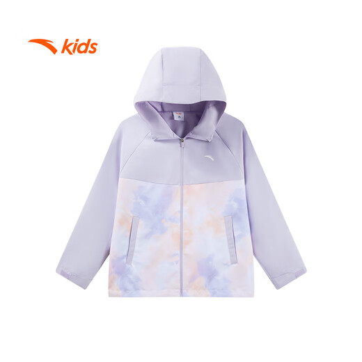 Anta Children's Small Soft Shell Girls Charge Veste Automne 2025 Top de sport extérieur imperméable A62535601