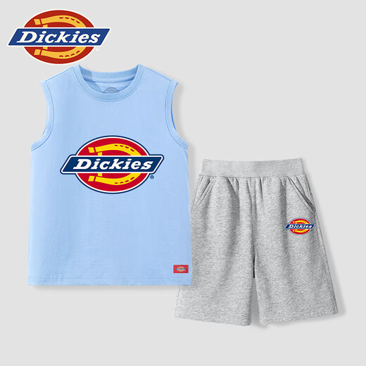 Dickies Ropa para niños Summer Campo sin mangas para niños en pequeños pantalones cortos transpirables para niños