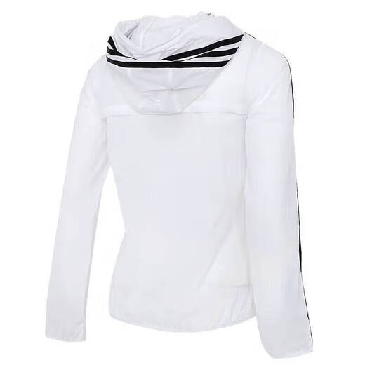 阿迪达斯 （adidas）官方舰店女装 新款运动服休闲连帽外套透气梭织防风夹克上衣 GQ0564-商场同款 S