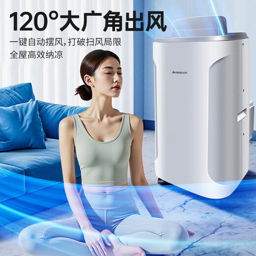 CHIGO mobile air conditioner 2 HP heating and cooling all-in-one air conditioner without outdoor unit installation-free rental kitchen bedroom cooling vertical mobile air conditioner 2.5 HP cooling and heating 25 years top quality