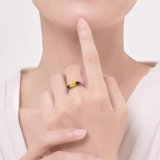 Trendy Acer Sanrio Coolomi Gold Ring Women's Foot Gold Ring Joint Ring Birthday Gift TK F Adjustable