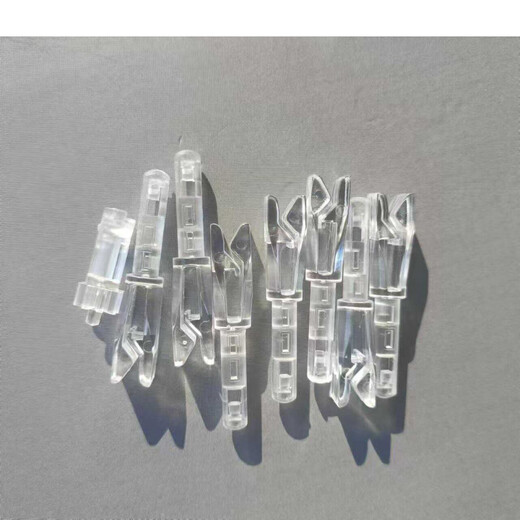 Electric dream curtain buckle crystal rubber plastic clip hook curtain accessories fixed rubber head transparent dream curtain rubber head 10 pieces