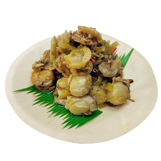 Fuzihao spicy scallops 200g*2 hot pot barbecue ingredients baby food shellfish seafood deep sea table mother's selection