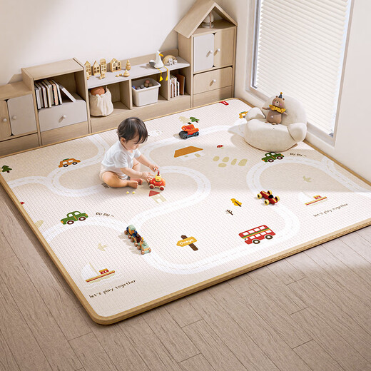 Wanya baby crawling mat baby thickened household crawling mat xpe children's overall mat 1.5*1.8 meters 2.5CM-Domestic