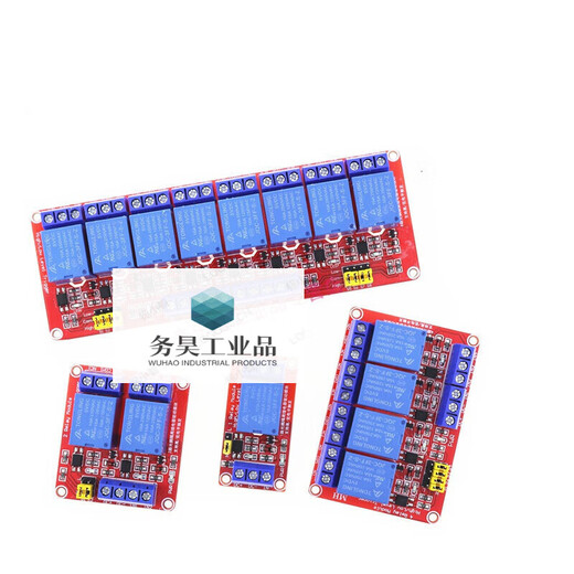 1 2 4 8-channel 5V9V12V24V relay module with optocoupler isolation supports high and low level triggering 8-channel relay (12V)