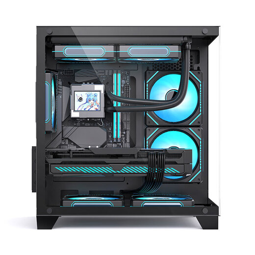 AMD Ryzen 7500F 7700/5060/5070 game console computer desktop assembly computer host DIY complete machine assembly sea view room chassis configuration one 7500F/16G/500G