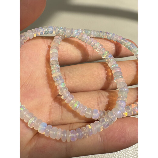 Fat Donglai's same style Opal bracelet, natural colored treasure plate beads, men's and women's opal crystal bracelet jewelry gift, about 5-5.5mm/string