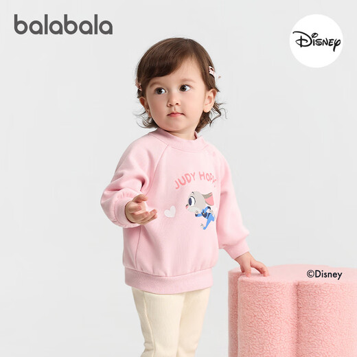 Balabala Crazy Animal IP children's clothing children's sweatshirts plus velvet winter 2025 new tops for boys and girls thickened