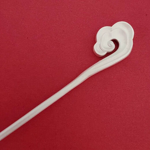 KZD Old Phoenix 999 pure silver hairpin headband antique Chinese style Ruyi Xiangyun silver-haired female sterling silver hair ornaments for girlfriend Ruyi Xiangyun hairpin