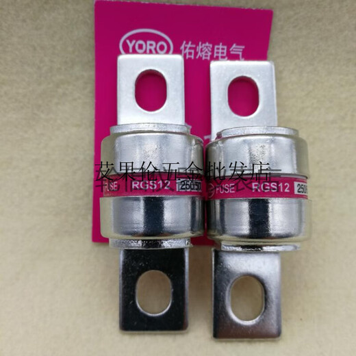 佑熔快速熔断器RGS12250V500VaR32A40A50A63A135A140A RGS12-63A