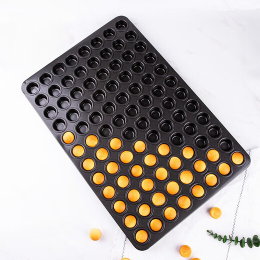MPPMCK Sanneng Baking Tray Muffin Cake Mold Commercial Cake Non-stick Mini Bread Muffin Pudding Mold 35-link pudding Baking Tray MY14222