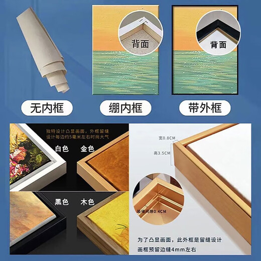 跳芭蕾的少女 数字油画2024新款人物手工填充diy手绘涂色油彩挂画 W3886 30x40cm崩好实木内框+颜料画笔