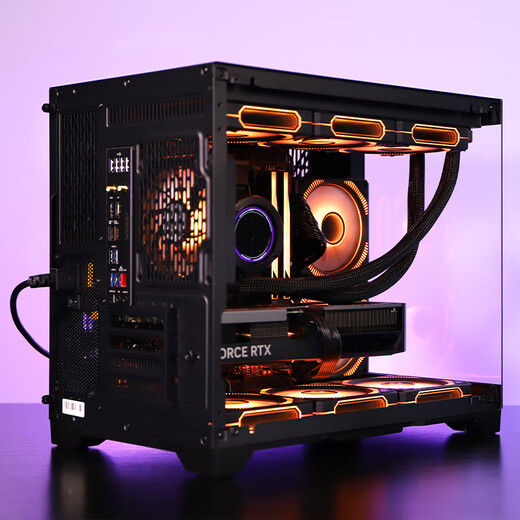 AMD Ryzen 7 9700X host complete machine/RTX5060TI/5070/5070ti/5060 graphics card complete machine e-sports design desktop computer host assembly machine DIY assembly machine R7 9700X+16G+1TB cardless host 丨With eight