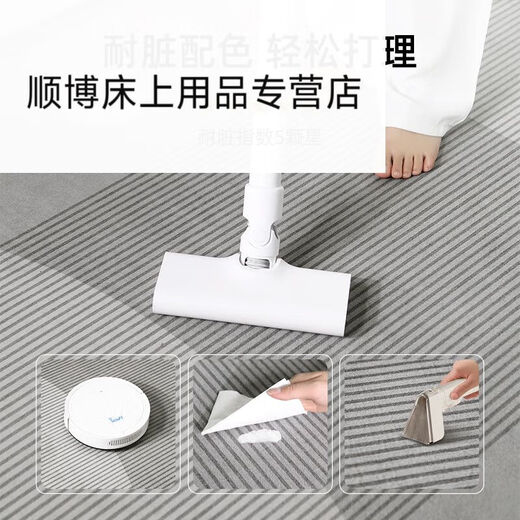 温诗欧地毯客厅2024新款轻奢沙发地垫免洗可擦房间卧室家用茶几毯厚 现代15601 1件 180*280CM(升级加厚款易打理