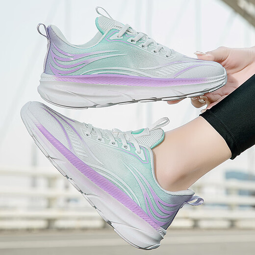 Sommer -Frauenschuhe Single dünnes Netz atmungsaktiv
