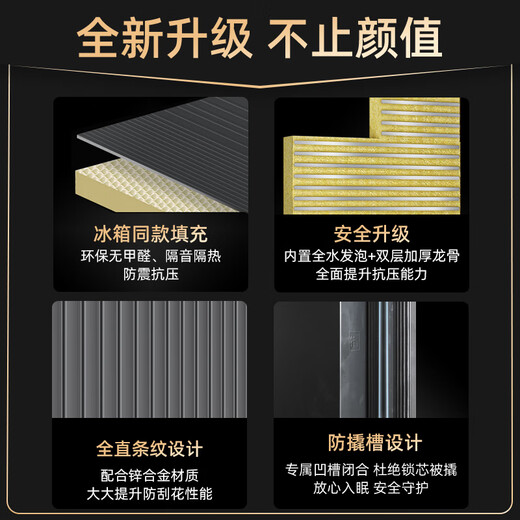 
Xingyue Shen Class A first-tier brand anti-theft door sound insulation entrance door household entrance door single door mother door bag installation 2150*960/2050*1050 single door outside opening