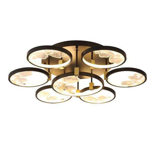 OPP 2025 NEU NEU NEUE Deckenleuchte LED LED LED LED LED-LED-LEDEN ZEN ZEN-Schlafzimmer im chinesischen Stil moderne und atmosphärische Heimat. 1W 1W 6623-3 Kopf Drei-Farben-Licht