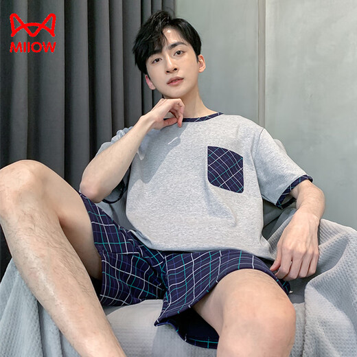 Catman Pajamas Pajamas Summer Shorts Shorts Traje 2025 Summer Fino Nuevo Estilo Niños Gran tamaño Hote Home Clothing Hde9928 L