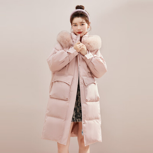 Xuezhongfei [Cheng Yi recommandé] Le nouveau collier de fourrure Fox Big Furle polyvalent et à la mode polyvalenable à la mode Multi-couleur Veste en velours léger en velours 1591 L / 170 / 92A