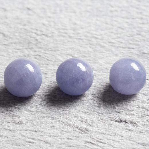 Yixiang 6A natural tanzanite loose beads round bead bracelet Tanzanian stone diy multi-bead bracelet single bead jewelry accessories tanzanite 9mm bracelet (21 pieces)