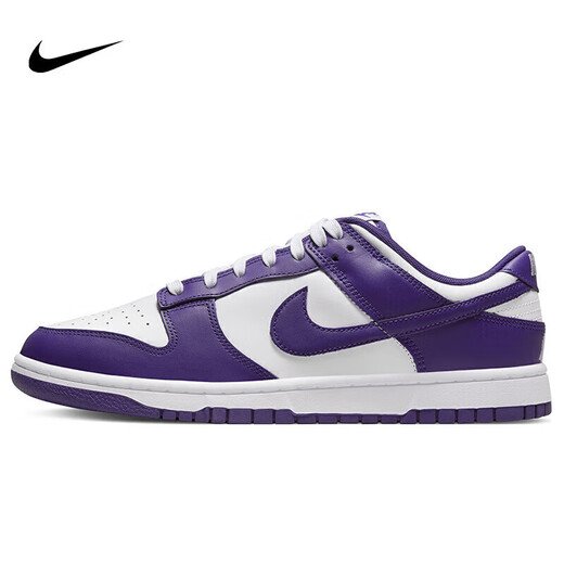 【准新品】耐克耐克NIKE运动板鞋男缓震透气DUNK LOW运动鞋DD1391-104白紫43