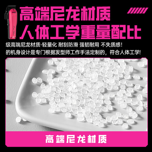 樱桃炸弹（CherryBomb）CB樱桃686推剪油头渐变理发器发廊理发店专用电推剪 朋克熊粉
