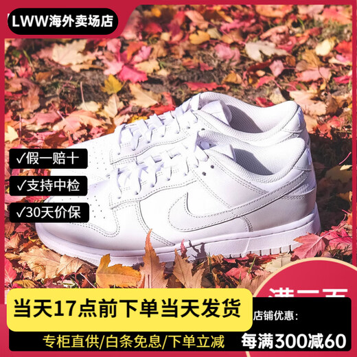 耐克（NIKE）Nike Dunk Low Retro 灰白低帮防滑耐磨板鞋 DD1391-103 DD1503-103 39