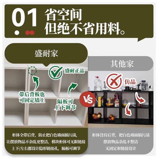 Yonghuan Grid Cabinet Wohnzimmer Bücherregal Bücherregal kostenloser Kombination bodenstandgeschütztes Speicherschrank weiße Modell - Höhe 70* lang 3519* Deep 302