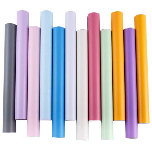 Yonghuan Wallpaper Selbstklebendes Schlafzimmer warme Tapete Dekoration wasserdichte PVC-Aufkleber selbstklebender Kindergartenmöbel Renovierungsaufkleber 7027 Fluoreszenz gelb kleiner Größe 5 Meter groß 10 Meter klein