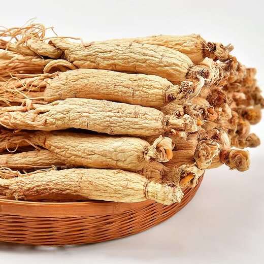 Peking Tongrentang Changbai Berg getrockneter Ginseng White Ginseng 10-jährige Ginseng Prauning ausgewählte Wild Mountain Ginseng Nordost-Spezialitätengewinnung gewonnener Wein und Suppengarten Ginseng ausgewählt ausgewählt Spezialer Changbai Mountain Wild Ginseng Sonder 10-jähriger Ginseng [50 Gramm] ungefähr 6