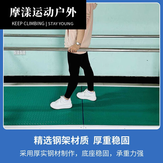 Parallel Bar Rehabilitation Training Equipment Parallel Bar Rehabilitation Training Walking Balance Bar Leg Adjustable Home Lower Limb Stroke 2 Meter New Carpet Model (Upgraded Model)