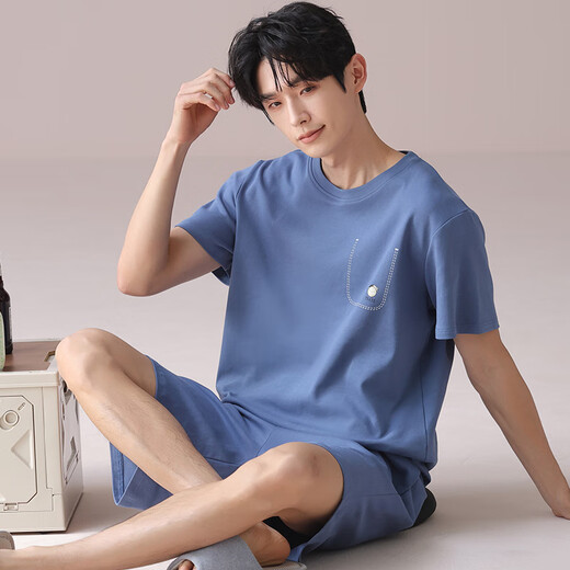 Septwolves Summer Pajamas Pajamas Shorts Shorts Shorts Hombres Comfort Confort Corriente al aire libre