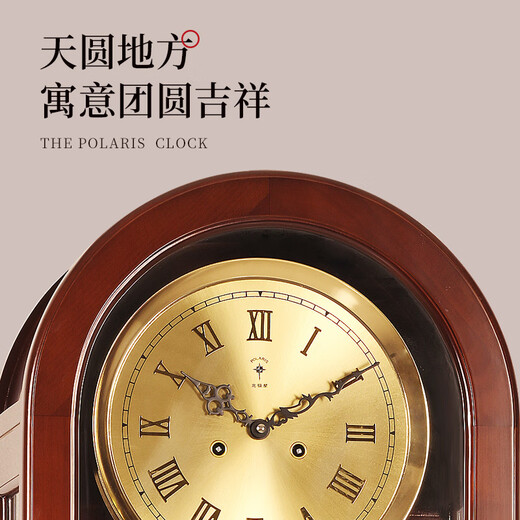 黑色落地机械铜钟落地钟德国赫姆勒十四天实木座钟欧式客厅立钟机 9928德国赫姆勒14天机芯、7天发