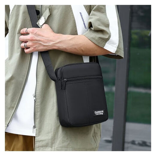 PSVORT2025 Nouveau sac pour hommes Summer New Oxford Zipper Crossbody Sac grande capacité Bag Men's Blue