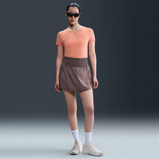 NIKE Kurzarm Damen 2025 Sommer neue Fitness Training Sportbekleidung Rundhals schnell trocknend bequem atmungsaktiv lässig T-Shirt FN2799-844 XL