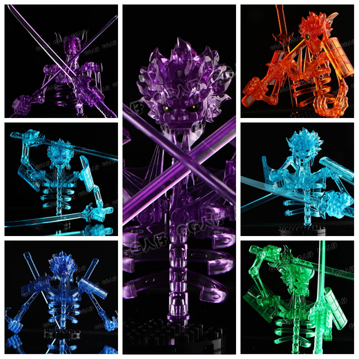 Lego kompatibel mit Naruto Susanoo Skelett Uchiha Madara Itachi Sasuke Naruto Akito Akira Organisation Nacht Kai Building Blocks Wm6167 Susani Set [6 Modelle]
