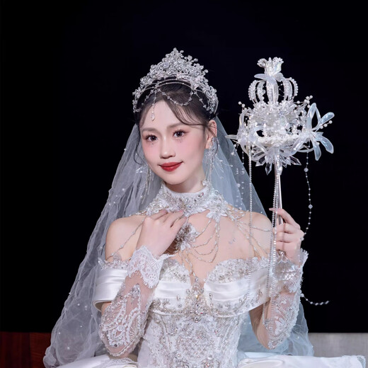 Cup Horse Handd Flower Bride Wedding Crown Sceptre Fini