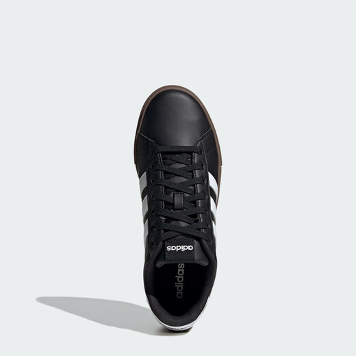 adidas DAILY 4.0复古百搭休闲板鞋男女阿迪达斯官方轻运动 白色/黑色/树脂黄 40.5