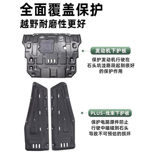 立始适用于20-24款昂科威plus/S发动机护板底盘装甲线束下保护板改装 1421款昂科威【发动机护板】合金材质