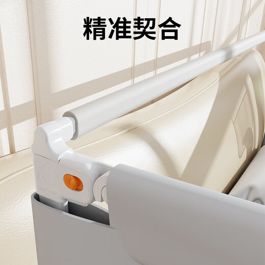 M-CASTLE bed fence connecting rod bedside fixed crossbar installation three-sided bed fence selection suitable for mountain rock series bedside connecting rod single-sided installation 1.8 meters