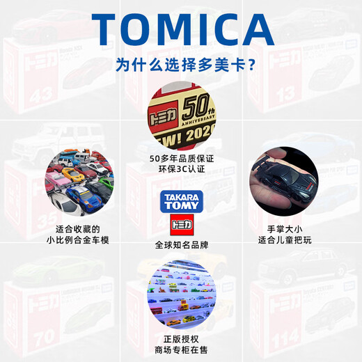 TAKARA TOMY tomica TOMY alloy car simulation car toy bus model bus boy gift taxi car 082 Toyota fuel cell smart bus 15844