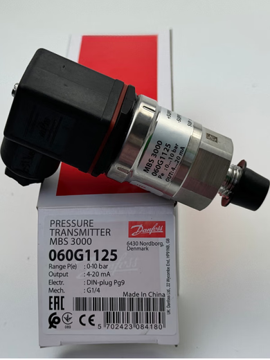 MBS3000060G1125060G1103060G1113DANFOSS DANFOSS DRUCKENTRANSMITTER 060G1429 0-1.6BAR