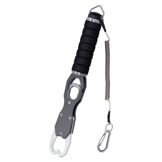 Fenzhuang multifunctional aluminum alloy belt weighing fishing device fishing pliers fishing gear tongs lure products flat mouth pink