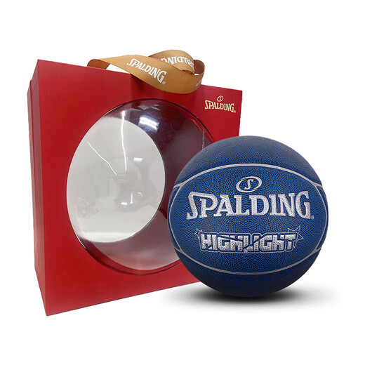 斯伯丁（SPALDING）黑金撞色7号PU标准篮球室内外比赛专业76-869Y 76-867Y新款礼盒 七号篮球(标准球)