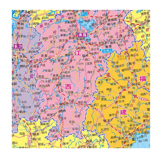 【全新正版】覆膜行政地图 中国地图+世界地图 知识版 滚筒包装无折叠共2张 高清正版105*75cm大尺寸墙贴挂画墙面