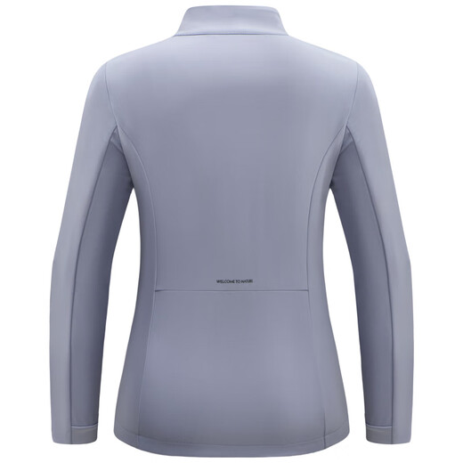 Pelliot (Pelliot) Weichschalenjacke für Frauen Outdoor Wanderanzug Ständer Slim Windproof plus samische Jacke für Frauen Stil Twilight Black S