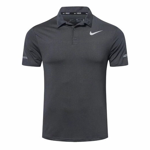 NBA VIBE-NIKE速干弹力上衣夏季男士高尔夫t恤运动翻领透气短袖POLO衫休闲 耐克-枣红色 902网眼速干 XL 耐克-XL 推荐150-165斤