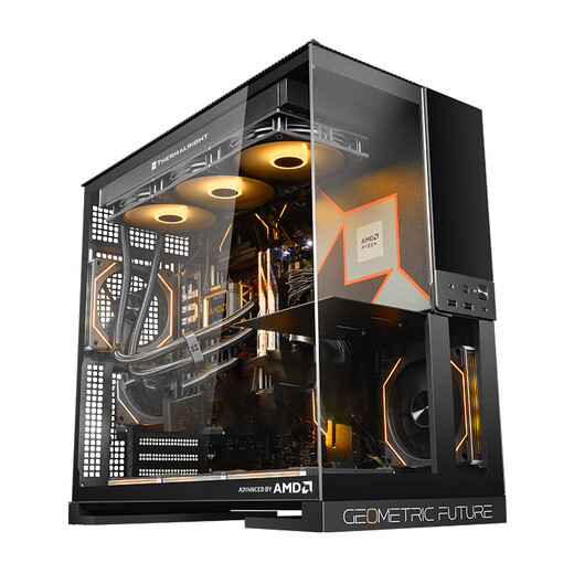 AMD Ryzen R7 9800X3D host assembly computer RTX5080 RX9070XT graphics card live e-sports design desktop computer host DIY assembly machine Ryzen 9 9950X3D+RTX5080丨with ten host kits