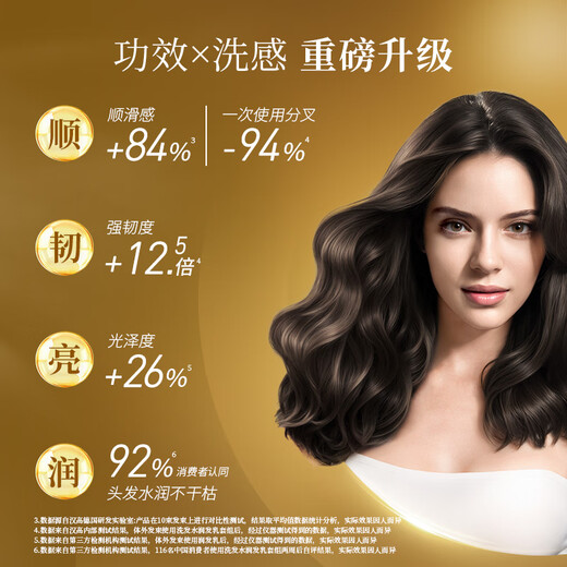 Schwarzkopf new multi-effect repair and washing kit (wash 600ml*2+moisturize 600ml) (gent repair amino acid shampoo)